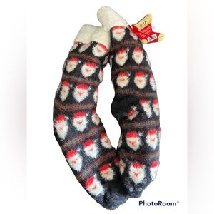 Santa Christmas Slipper Socks 5-9